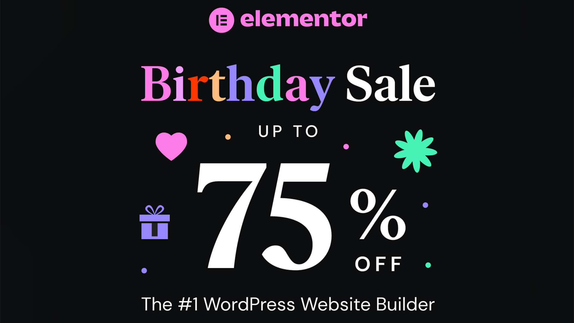Elementor Birthday Sale 2024