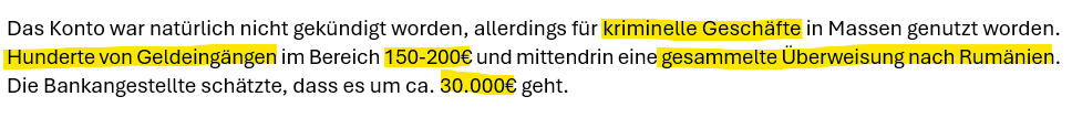 Online Betrugsversuche: Job Scamming